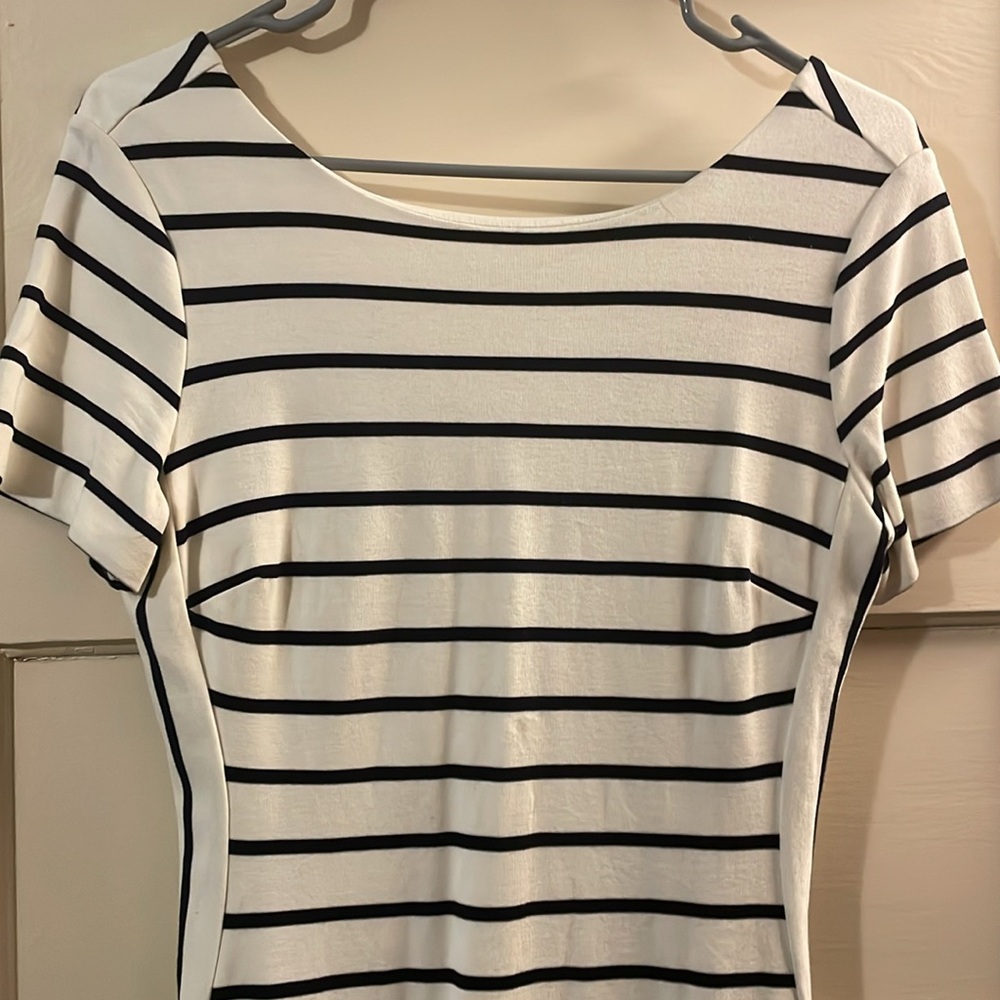 Banana Republic Striped Dress Size 6 - Picture 2 of 4